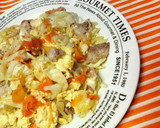 ✿炒り卵と豚肉の❀黒酢ソルト✿焼きそば作り方4写真