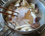 最速のエリンギ入りのチキンラーメン作り方8写真