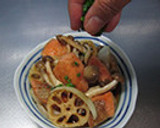 鮭と秋野菜の柚子こしょう南蛮漬け作り方6写真