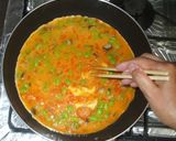 具沢山卵焼き♪簡単フライパンで作り方8写真