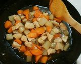 割り下で鶏大根作り方4写真