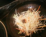 【男の手抜料理】コンビニ食材でもやし炒め作り方3写真