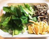 【簡単】青梗菜としめじの煮浸し作り方1写真