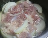 鶏玉ねぎの炊き込みご飯作り方2写真