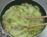 カラトリ(やつがしら)の茎の下処理作り方2写真