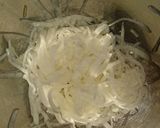 サッパリ副菜！柿+大根+カイワレのなます作り方1写真