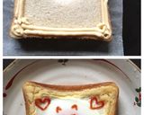 目玉焼きトースト+お絵描き作り方25写真