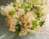 大根葉とかつお節★紅しょうがおにぎり作り方4写真
