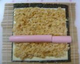 卵アレルギーっ子ＯＫ！フラワー巻き寿司風作り方9写真