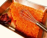 簡単泡立器で筋子がポロポロ！イクラ醤油漬作り方2写真