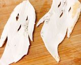 ハロウィンに！オバケの油揚げチーズ焼き作り方2写真