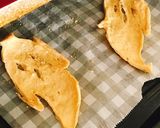 ハロウィンに！オバケの油揚げチーズ焼き作り方5写真