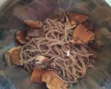 納豆とブリの照り焼きのごちゃまぜ蕎麦作り方2写真