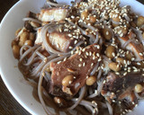 納豆とブリの照り焼きのごちゃまぜ蕎麦作り方4写真
