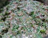 にんにく無し！たっぷり春菊の焼き餃子作り方6写真