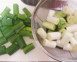 長ネギとワカメの酢味噌和え(ぬた)作り方1写真
