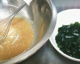 長ネギとワカメの酢味噌和え(ぬた)作り方2写真