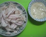 レンジで簡単５分で蒸し鶏作り方6写真