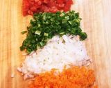 炊飯器deえびピラフ♪早炊き機能で♪作り方1写真