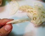 おつまみにも！れんこんのチーズ炒め★作り方1写真