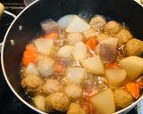 冷凍鶏団子と大根でシンプル煮物！！作り方7写真