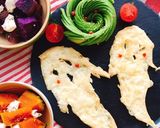 ハロウィンに！オバケの油揚げチーズ焼き作り方10写真