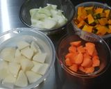 南瓜のクリームシチュー小麦アレルギー対応作り方1写真