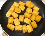 厚揚げステーキ～おろし玉葱ステーキソース作り方6写真