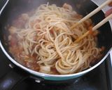 シーフードとトマトのパスタ作り方6写真