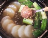 レンジで時短♡大根と鶏つくねの旨味鍋作り方3写真