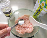 自家製鶏むね肉の挽き肉を柔らかくする方法作り方2写真