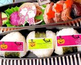 ハロウィンおにぎり弁当★豚肉大葉チーズ作り方1写真