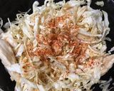 水晶鶏のピリ辛キャベツ和え作り方4写真