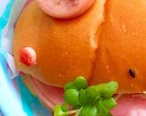 ロールパンでカエル☆作り方7写真