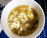 簡単！美味しくマイタケとたまごのスープ♡作り方10写真