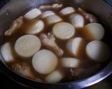 手羽元使って☆　美味しい鶏大根はいかが？作り方5写真