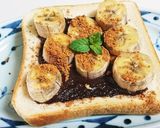 簡単トースト~☆生チョコシナモンバナナ作り方2写真