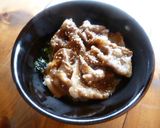 お一人様♡甘辛豚丼♪作り方5写真
