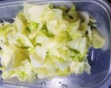 常備菜!シャキシャキ茹でキャベツの梅和え作り方5写真
