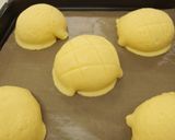 さっくりクッキー生地の自家製メロンパン作り方22写真