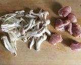 とろとろキノコの親子ラーメン作り方1写真