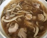 とろとろキノコの親子ラーメン作り方4写真
