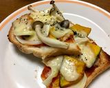 秋野菜のピザトースト作り方5写真