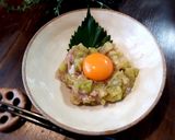 佐土原ナスのユッケ風作り方5写真