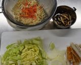 グルテン＆糖質カット！千切大根の焼きそば作り方3写真