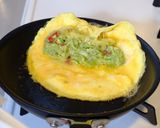 女子力×オシャ飯☆ワカモレのオムレツ！作り方5写真