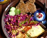 女子力×オシャ飯☆ワカモレのオムレツ！作り方6写真