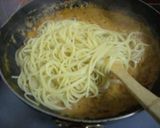 イタリアン店のカレークリームスパゲッティ作り方6写真