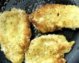 柔らか鶏胸肉の、ハーブパン粉焼き作り方5写真