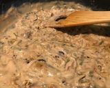 ごぼうと芋づるのクリームパスタ作り方5写真